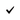 Checkmark noir